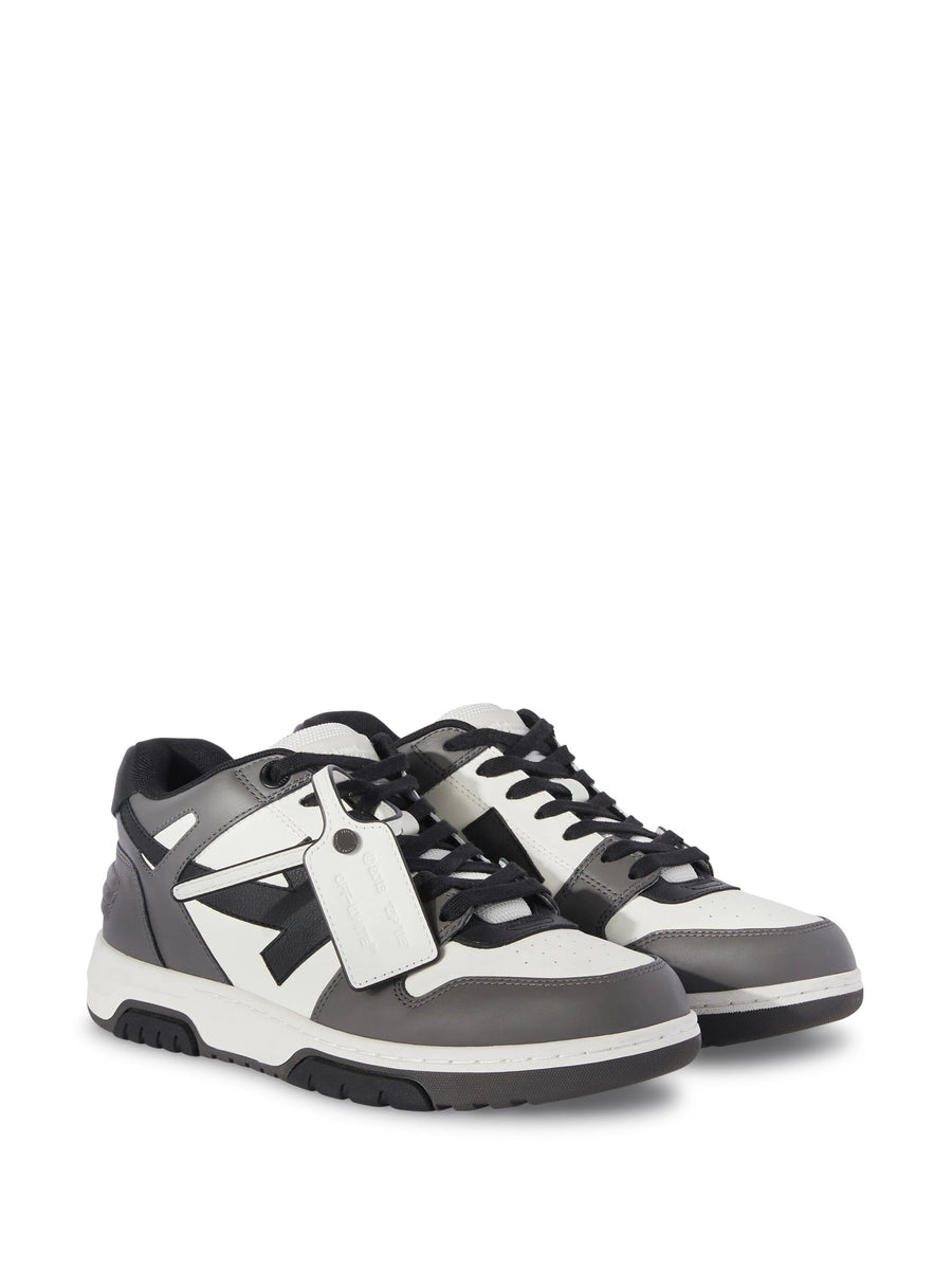 OFF-WHITE - Out of Office Dark Grey Black Sneakers