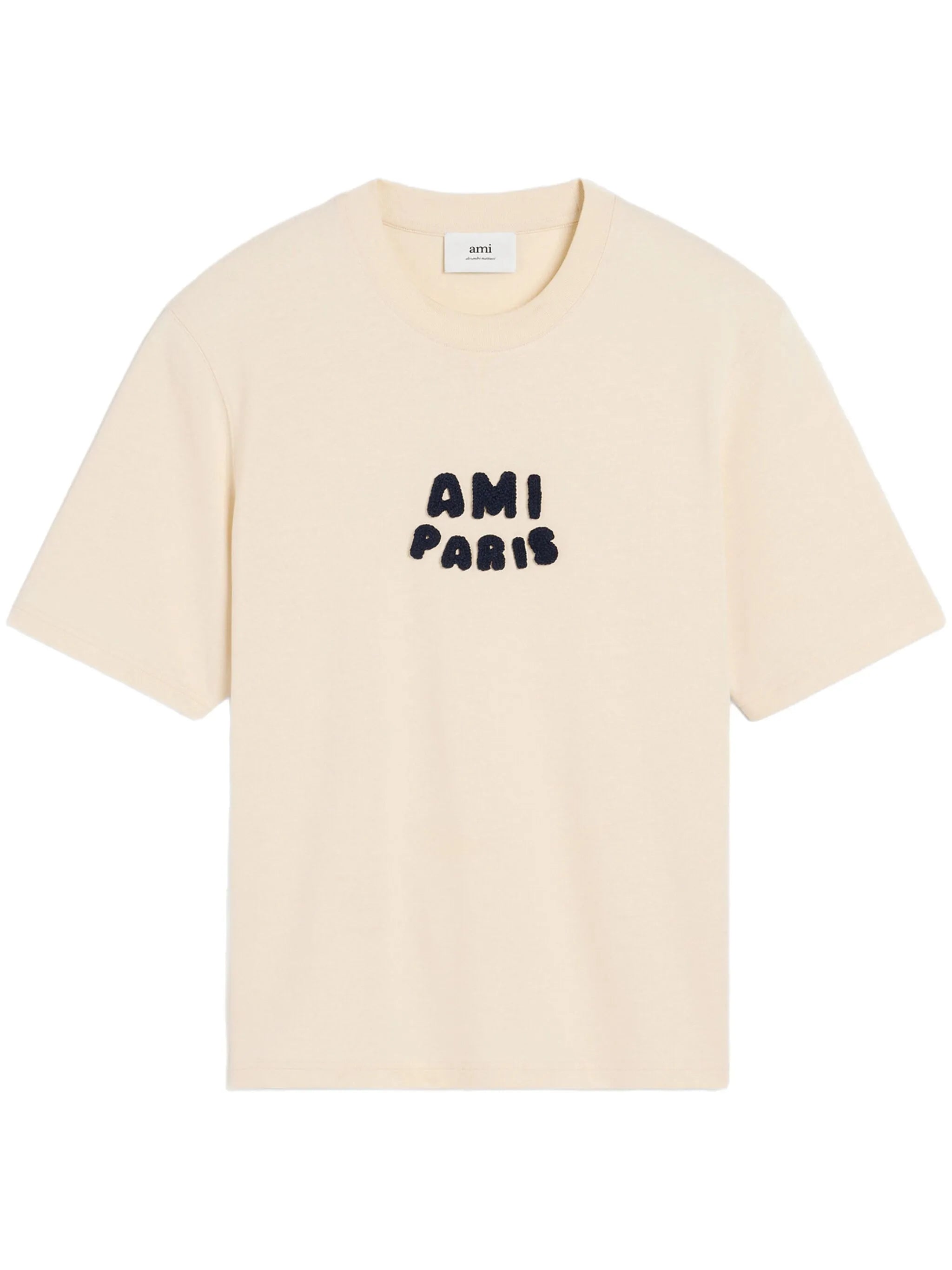 AMI - Patch Tee White Cream – Anrosa Store AMI - Patch Tee White Cream – Anrosa Store