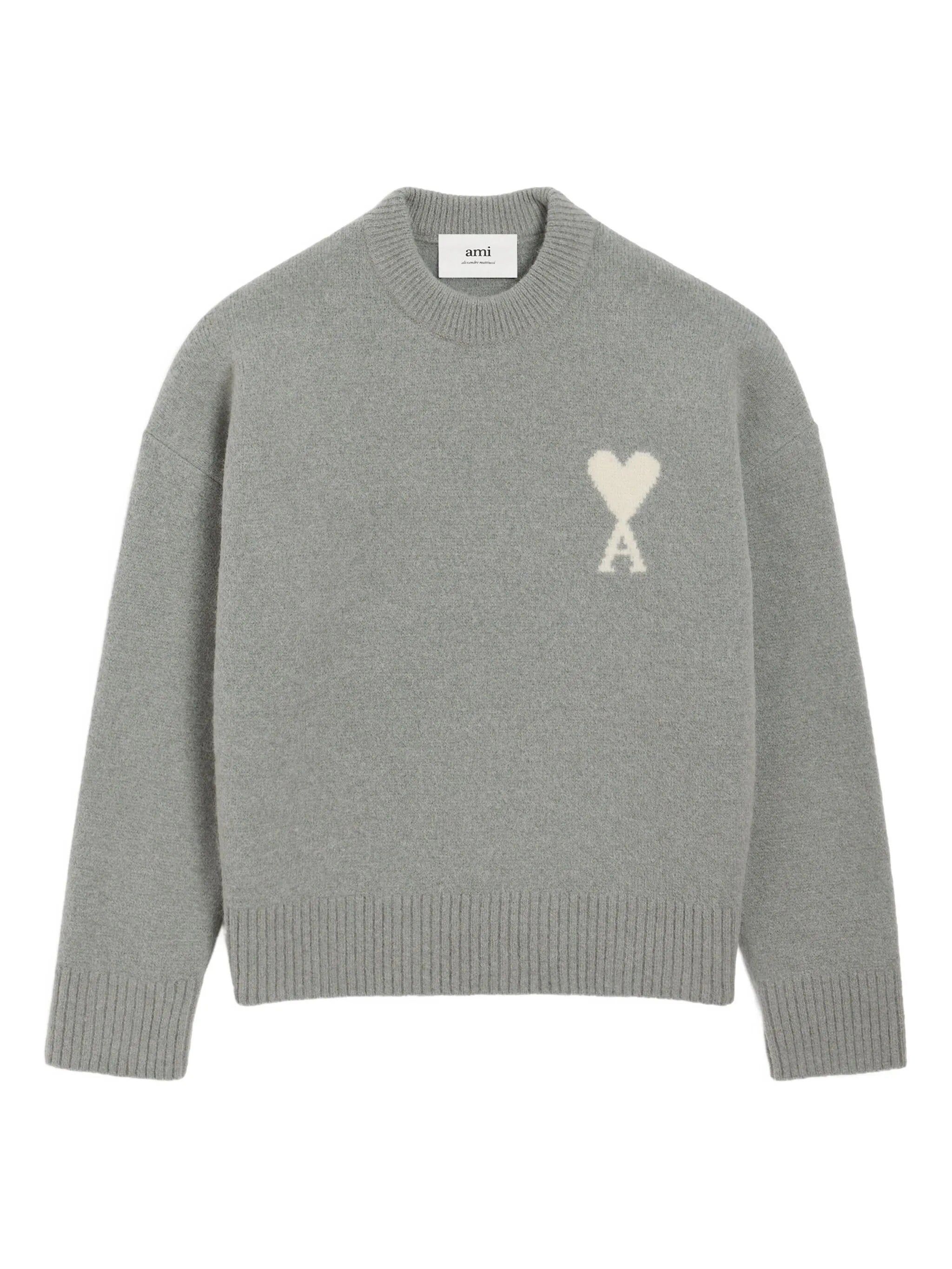 ami様 AMI - ADC Crewneck Sweater Gris Ecru – Anrosa Store