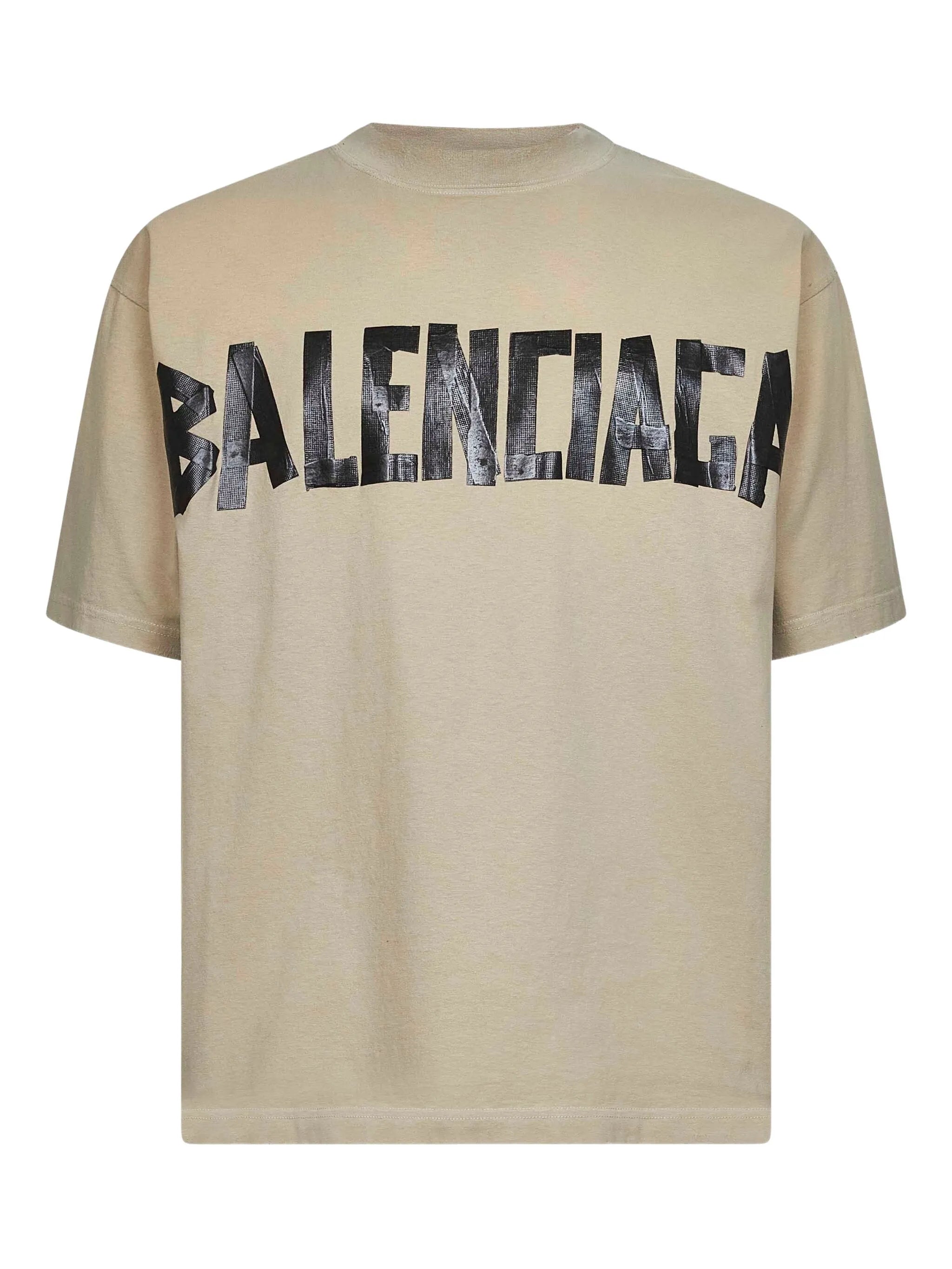BALENCIAGA - New Tape Type T-shirt Medium Fit Beige – Anrosa
