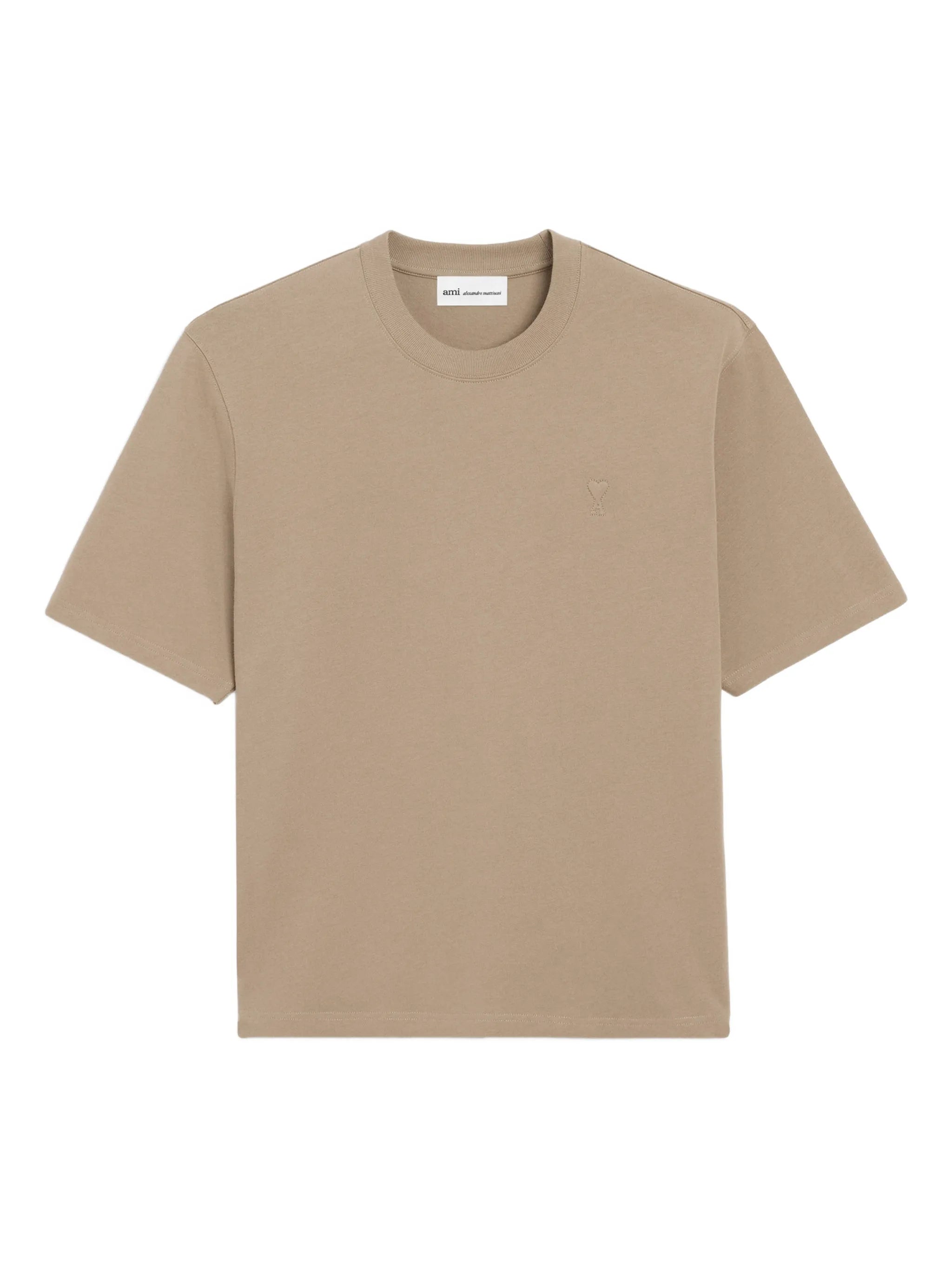 AMI - ADC Embossed Tshirt Beige Taupe – Anrosa Store