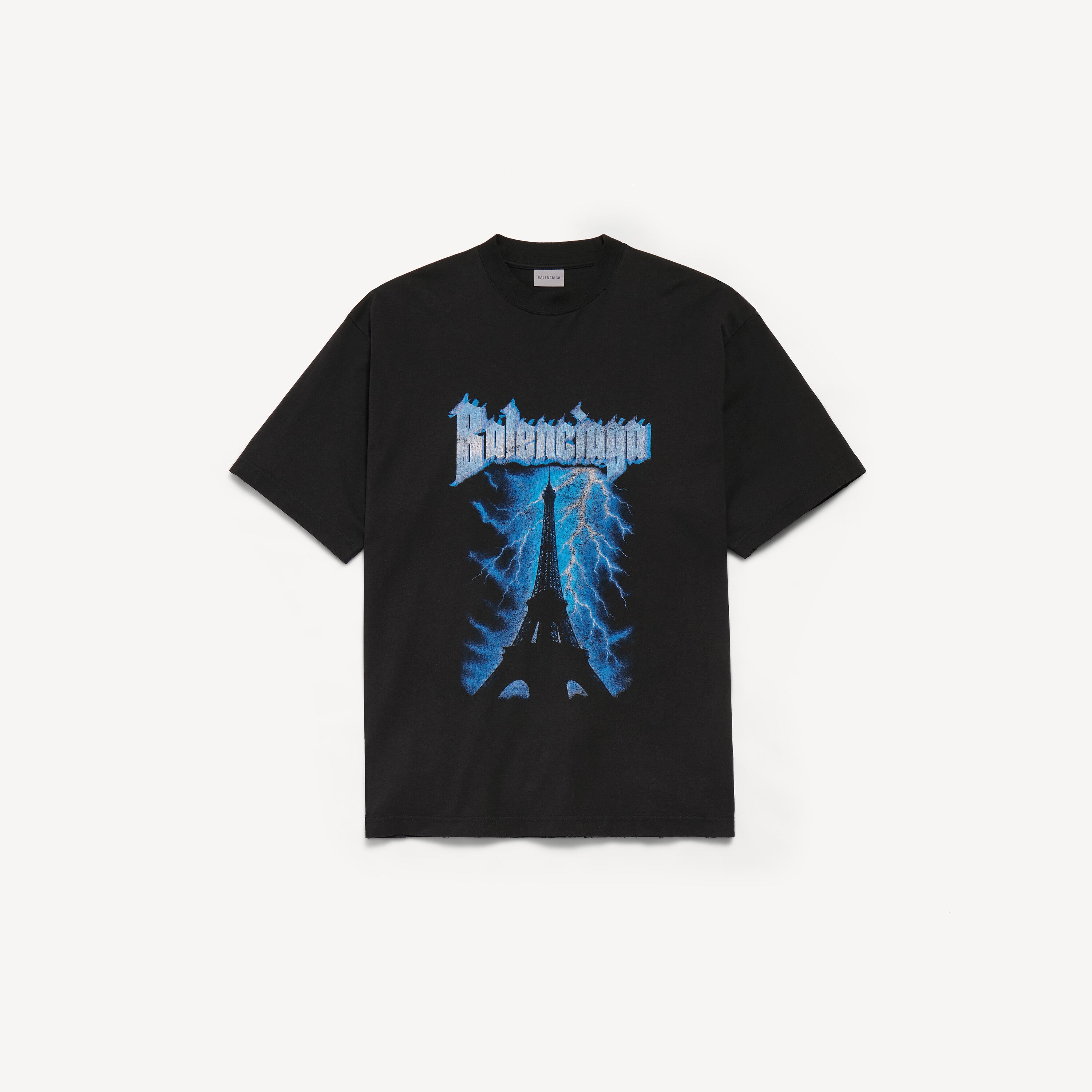 BALENCIAGA - Oversized Tshirt S3 Metal Merch Black – Anrosa Store