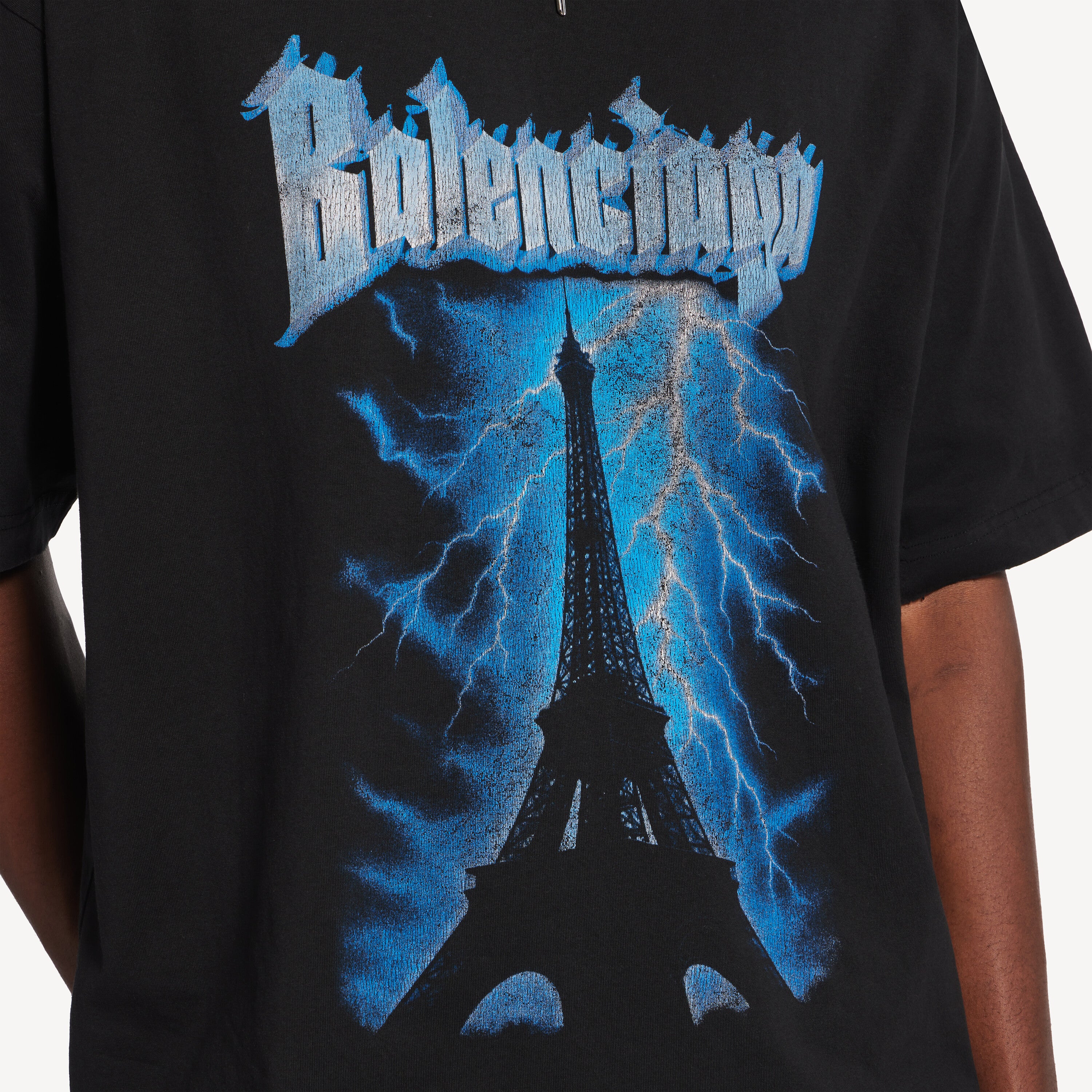 BALENCIAGA - Oversized Tshirt S3 Metal Merch Black – Anrosa Store