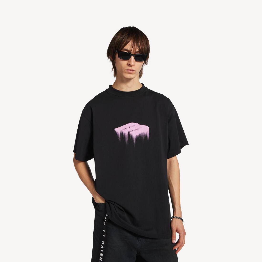 BALENCIAGA - Oversized Tshirt D Type Black – Anrosa Store