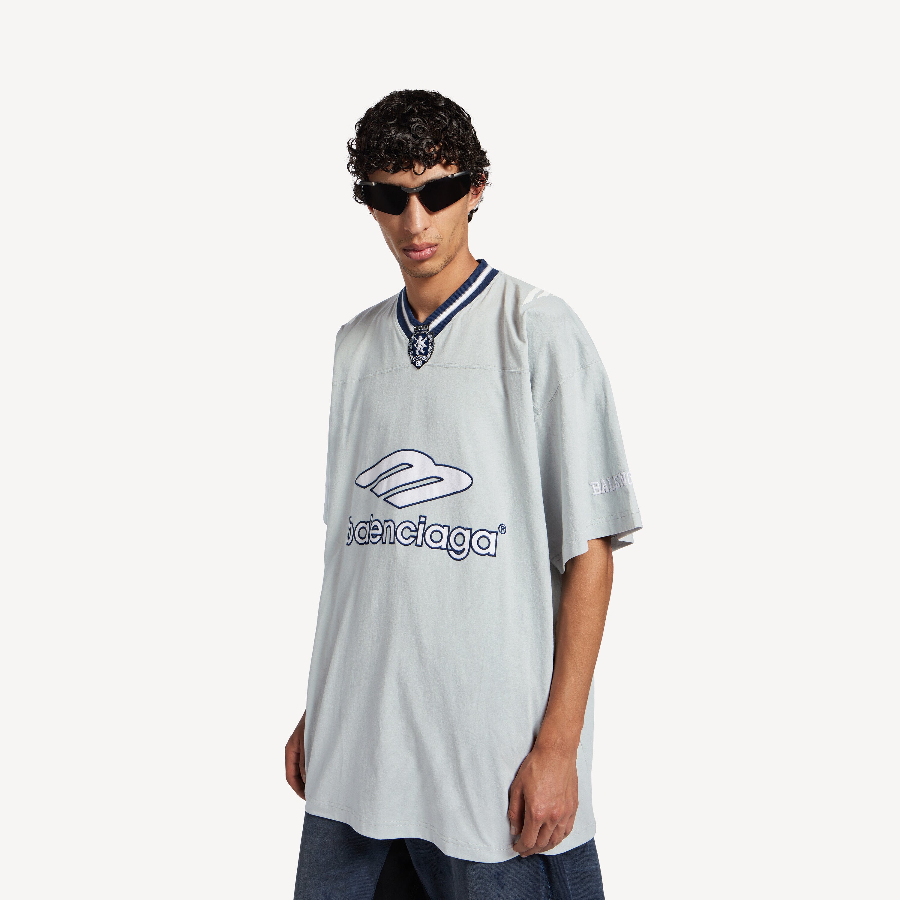 BALENCIAGA ポロシャツ M ダークグレー Balenciaga ポロシャツ | グレー | FARFETCH JP