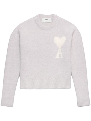 AMI - Pearl Grey ADC Crewneck Sweater