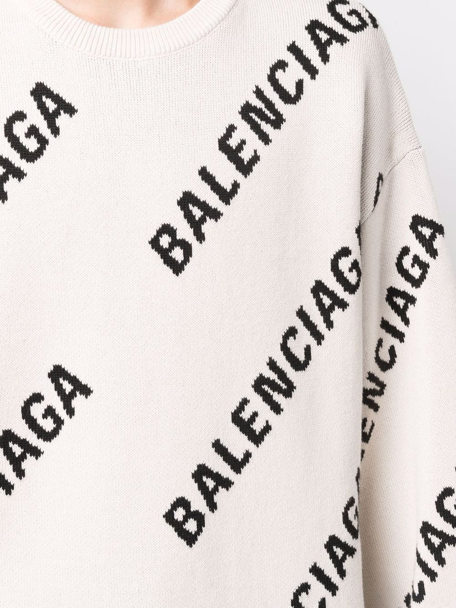 BALENCIAGA - Men's Allover Logo Sweater