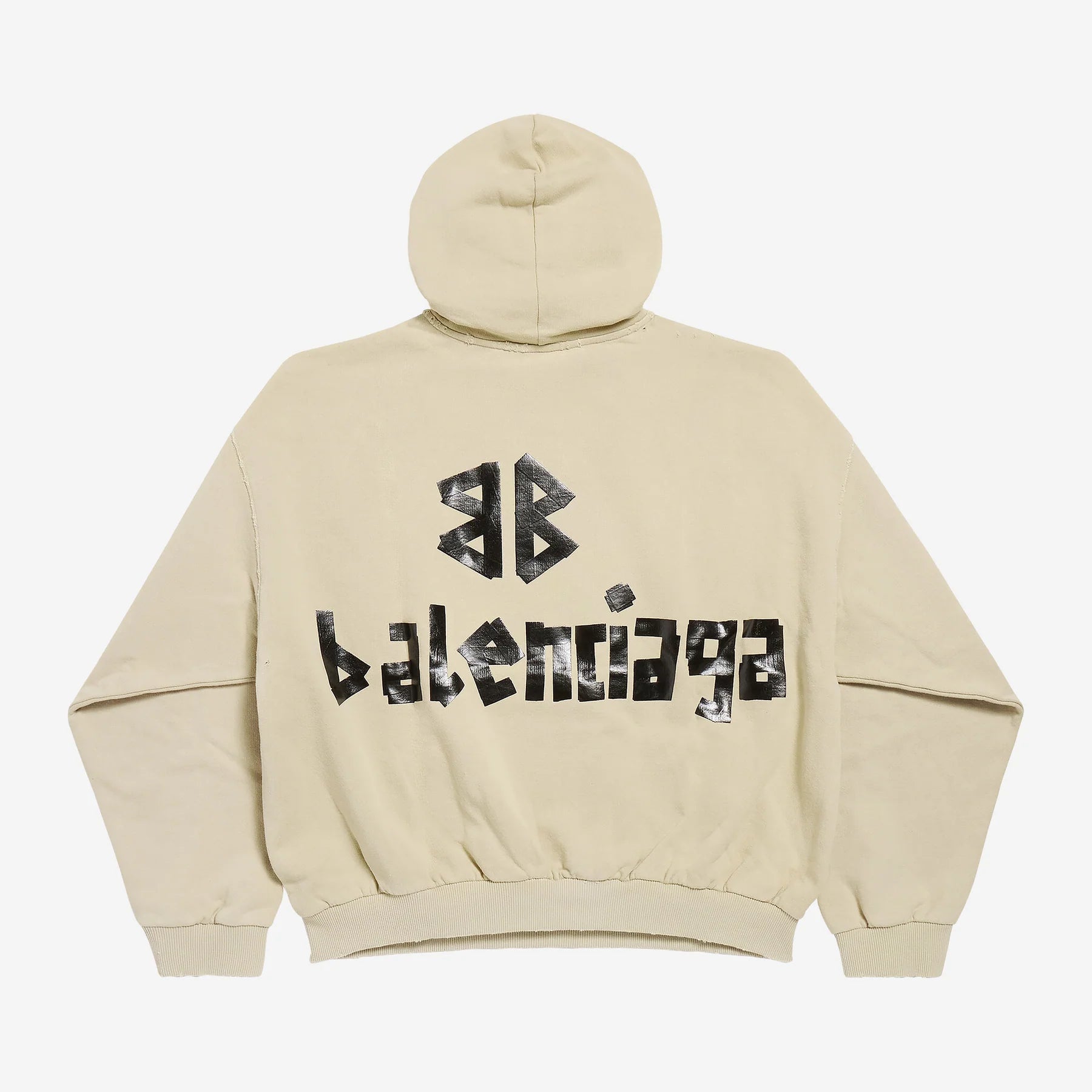 BALENCIAGA - New Tape type Hoodie Beige – Anrosa Store BALENCIAGA - New Tape type Hoodie Beige – Anrosa Store