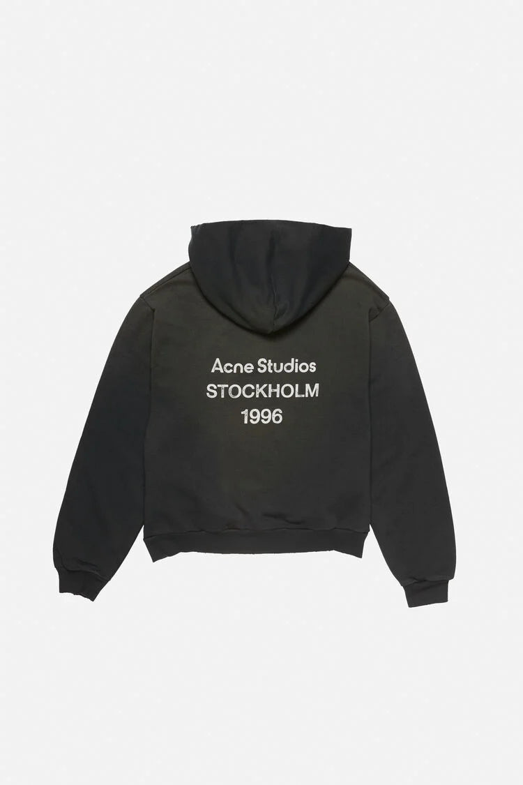 ACNE STUDIOS - Logo Hooded Sweater Black – Anrosa Store