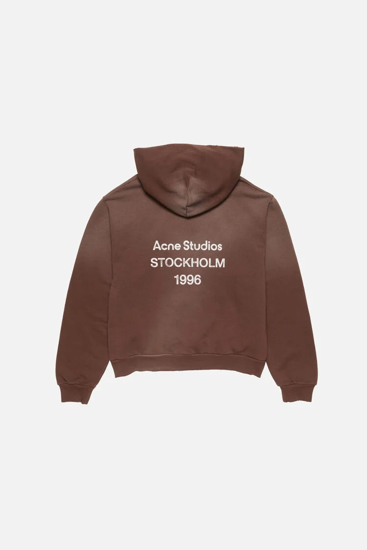 ACNE STUDIOS - Logo Hooded Sweater Chocolate Brown – Anrosa Store