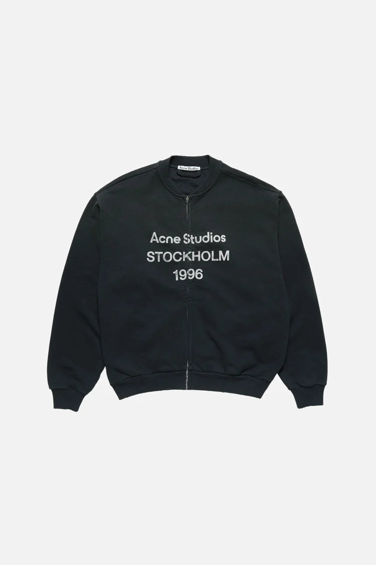 ACNE STUDIOS - Washed zip-up cardigan Black – Anrosa Store