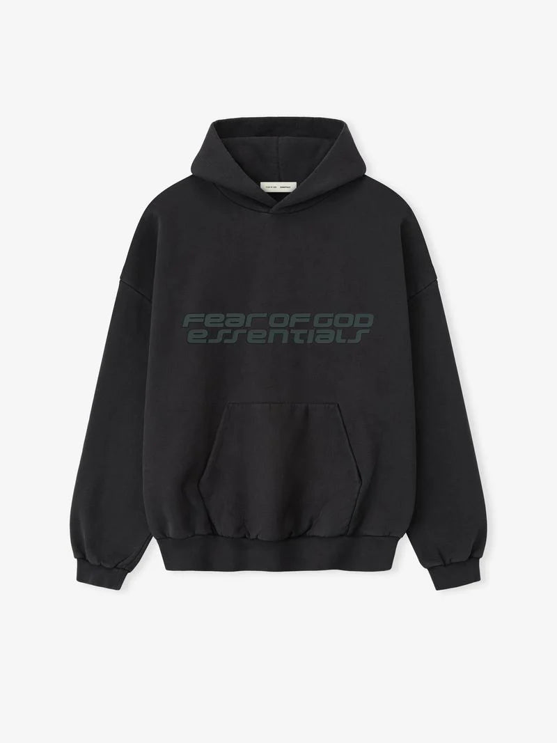 ESSENTIALS - 90'S Hoodie Vintage Black – Anrosa Store