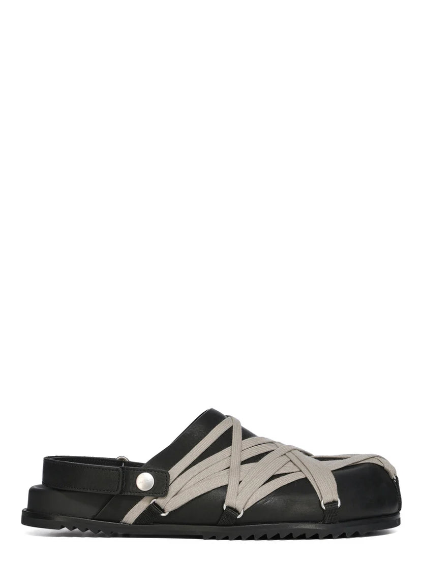 RICK OWENS - Megalaced Mule Granola Black – Anrosa Store