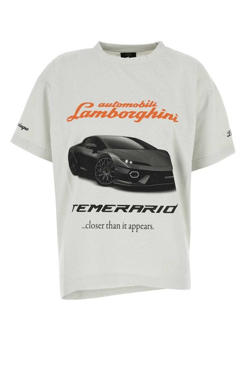 BALENCIAGA - Boxy T-shirt Lamborghini Dirty White – Anrosa Store