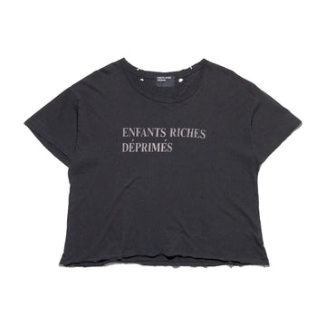 ENFANTS RICHES DEPRIMES - Classic Logo T shirt Faded Black