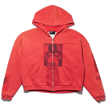 ENFANTS RICHES DEPRIMES - Anti Proces Thermal Lined Zip Hoodie Red