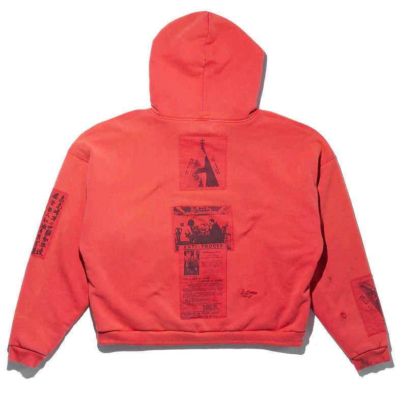 ENFANTS RICHES DEPRIMES - Anti Proces Thermal Lined Zip Hoodie Red