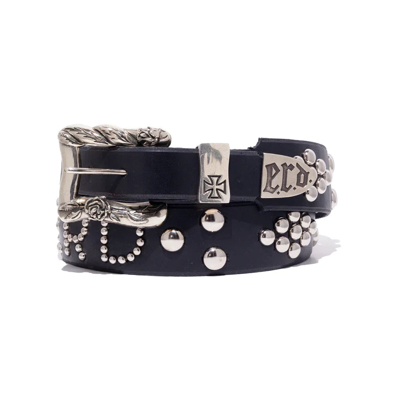 ENFANTS RICHES DEPRIMES - Stud Belt Black