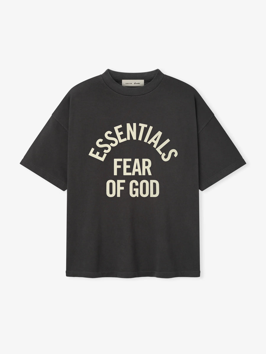 ESSENTIALS - Campus 90'S Short Sleeve Tee Faded Black – Anrosa Store