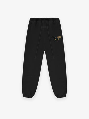 ESSENTIALS - Fleece Sweatpant Black