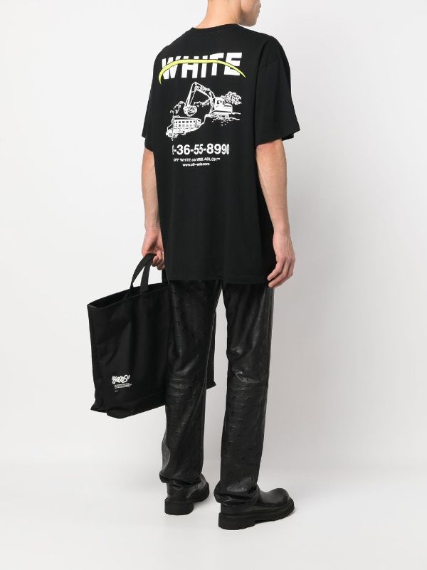 OFF-WHITE - Industrial Over T-Shirt Black