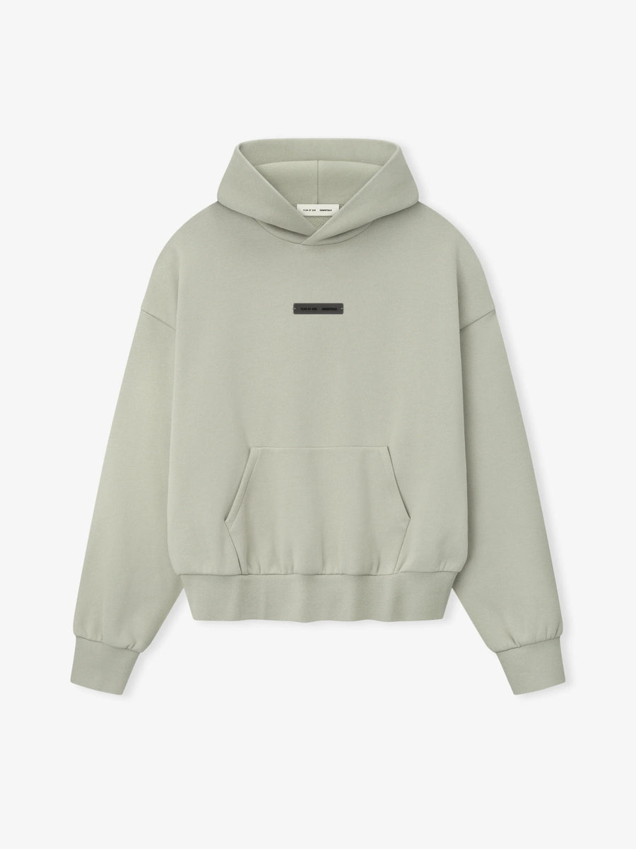ESSENTIALS - Classic Fleece Hoodie Abbey Stone