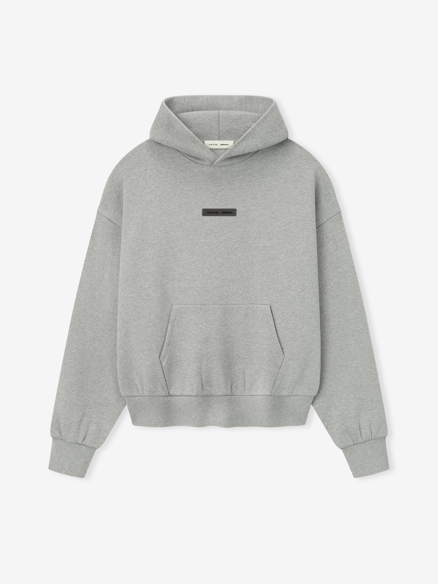 ESSENTIALS - Classic Fleece Hoodie Concrete Heather