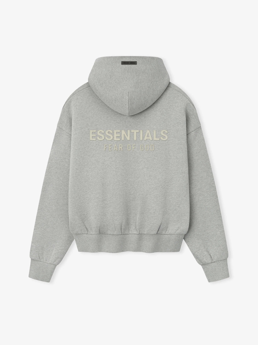 ESSENTIALS - Classic Fleece Hoodie Concrete Heather
