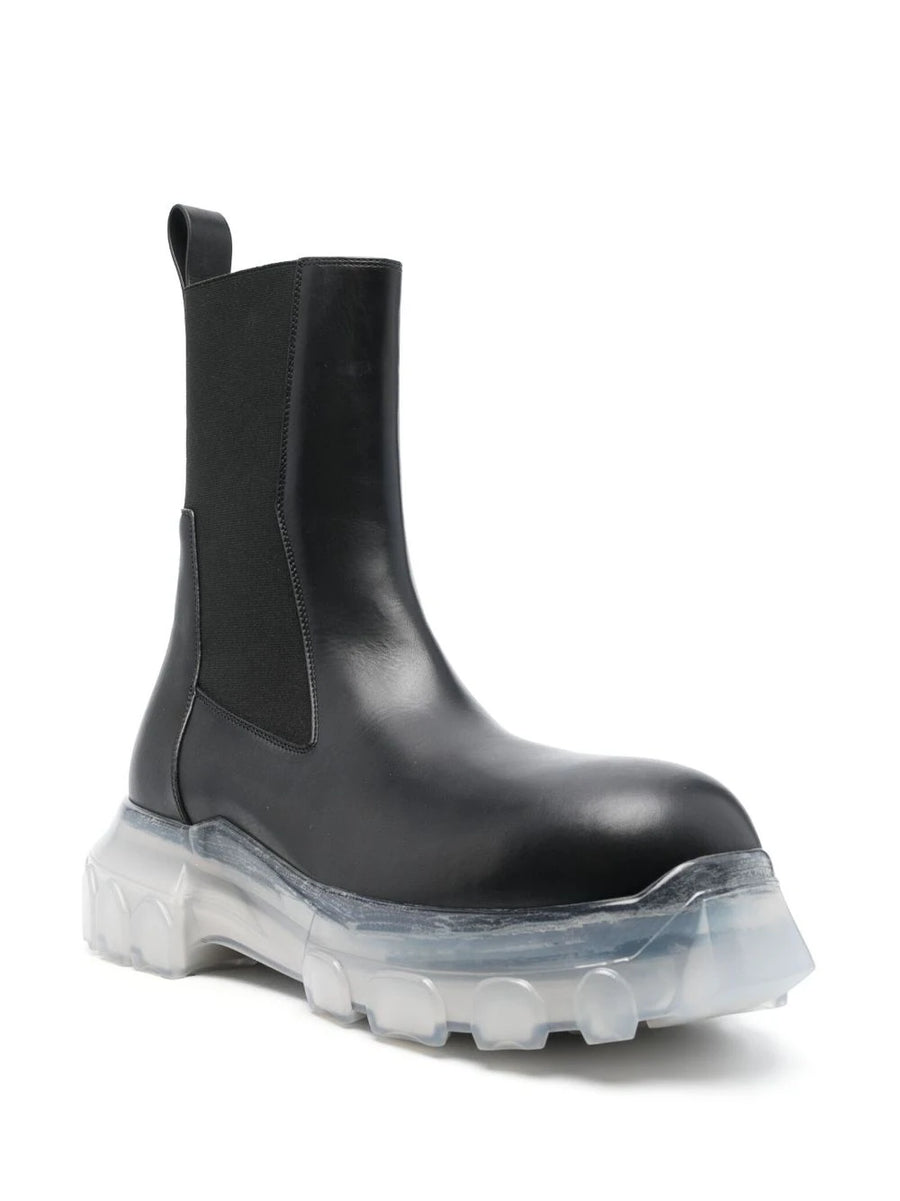 RICK OWENS - Beatle Bozo Tractor Black Clear