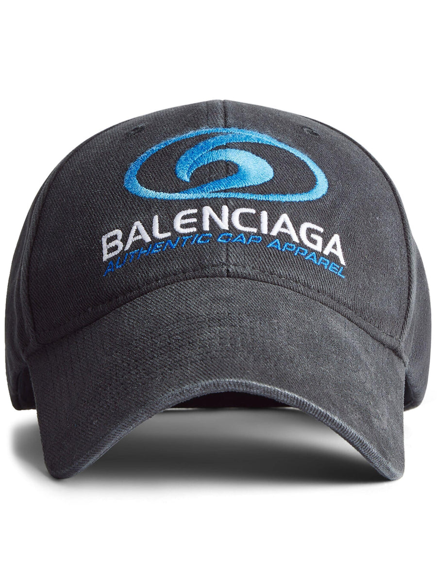 BALENCIAGA - Surfer Cap Washed Black