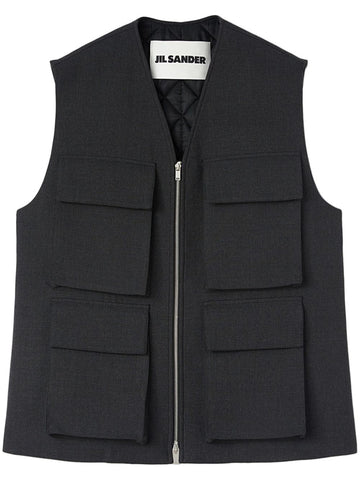 JIL SANDER - Twill Vest