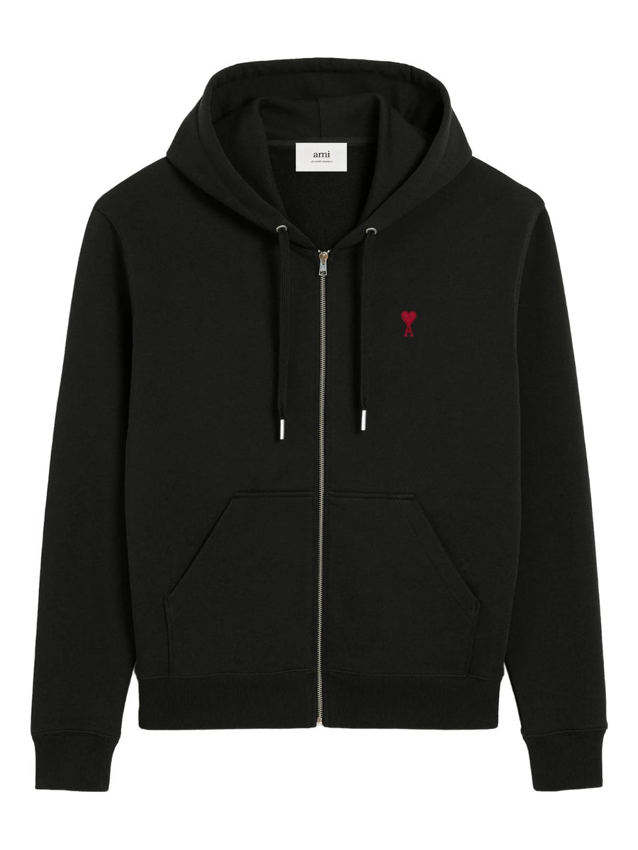 AMI - ADC Zip Hoodie Black