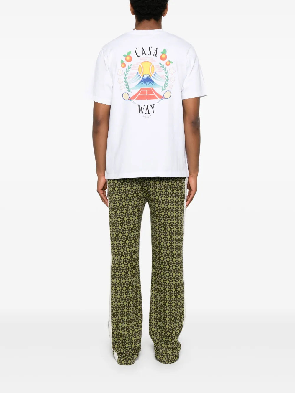 CASABLANCA - Casa Way Mountain T-Shirt White – Anrosa Store CASABLANCA - Casa Way Mountain T-Shirt White – Anrosa Store