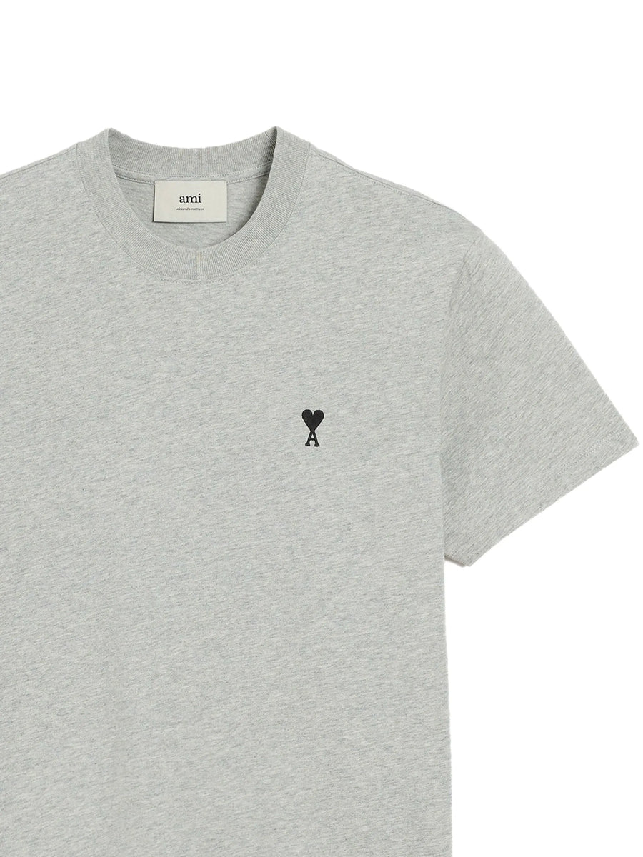 AMI - ADC T-Shirt Wolle Gabardine Weiß