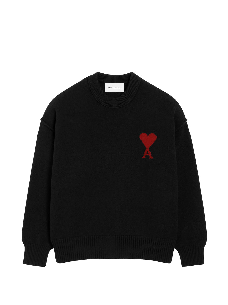 AMI - ADC Crewneck Sweater Black – Anrosa Store AMI - ADC Crewneck Sweater Black – Anrosa Store