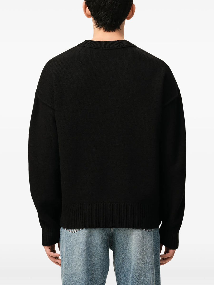 AMI - ADC Crewneck Sweater Black – Anrosa Store