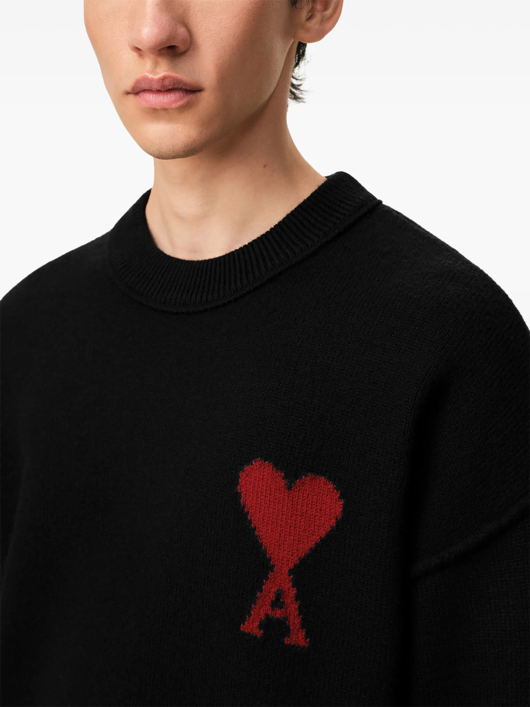AMI - ADC Crewneck Sweater Black – Anrosa Store