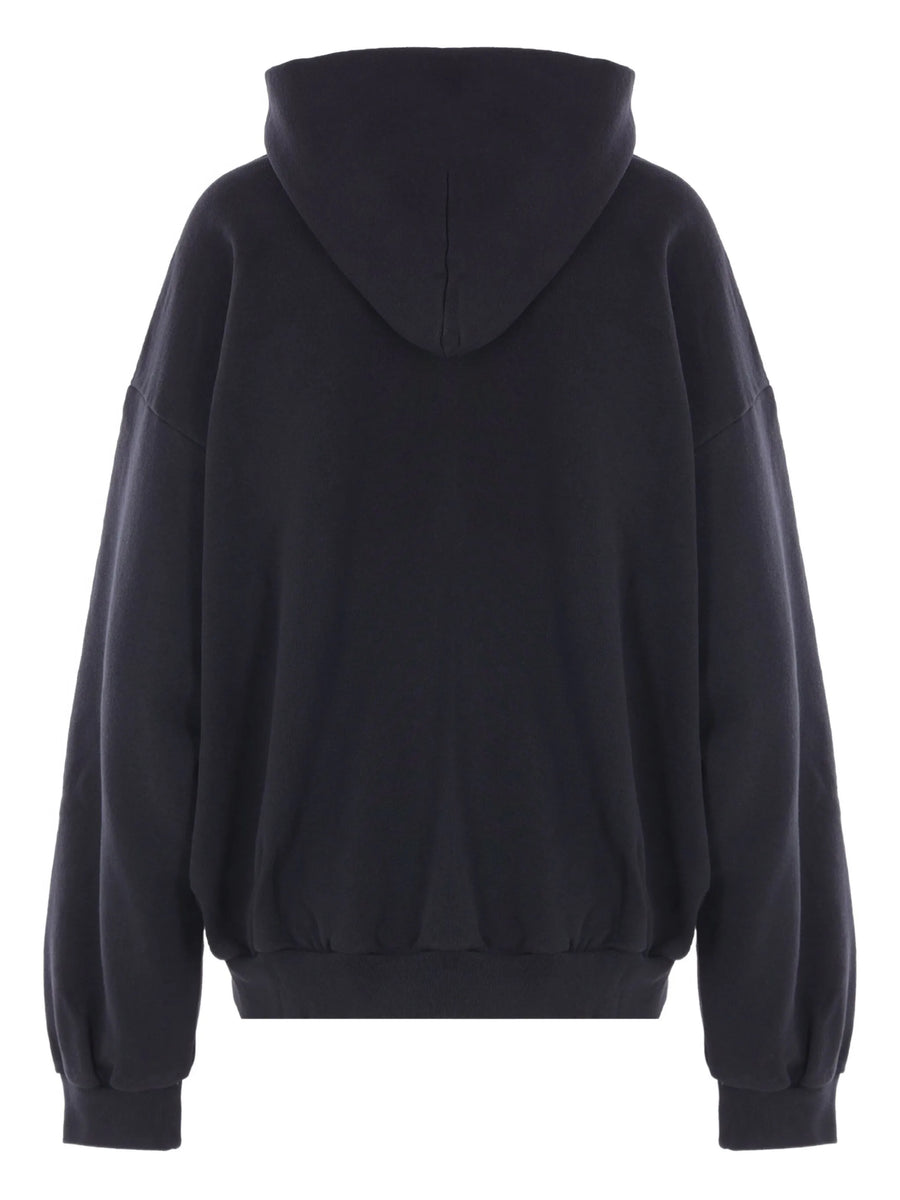 BALENCIAGA - Hoodie Medium Fit Lamborghini Faded Black