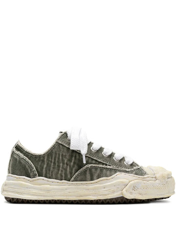 MAISON MIHARA YASUHIRO - Hank Low OG Sole Bleach Black Sneakers