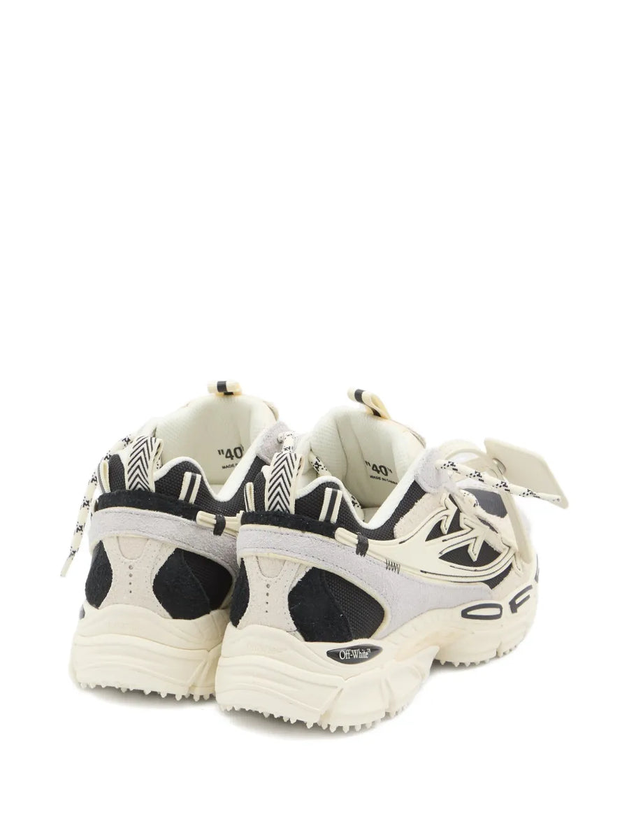 OFF-WHITE - Be Right Back Sneakers Back Suede White Black