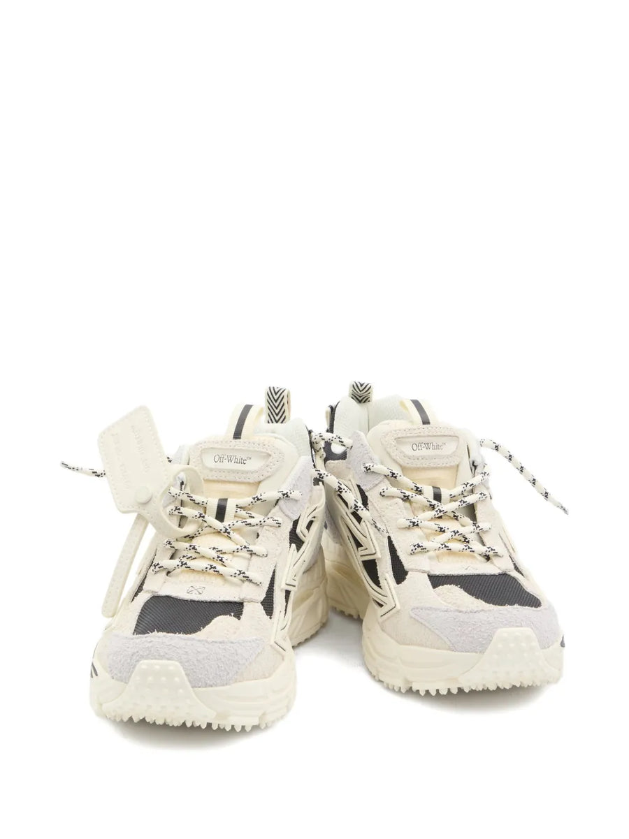 OFF-WHITE - Be Right Back Sneakers Back Suede White Black
