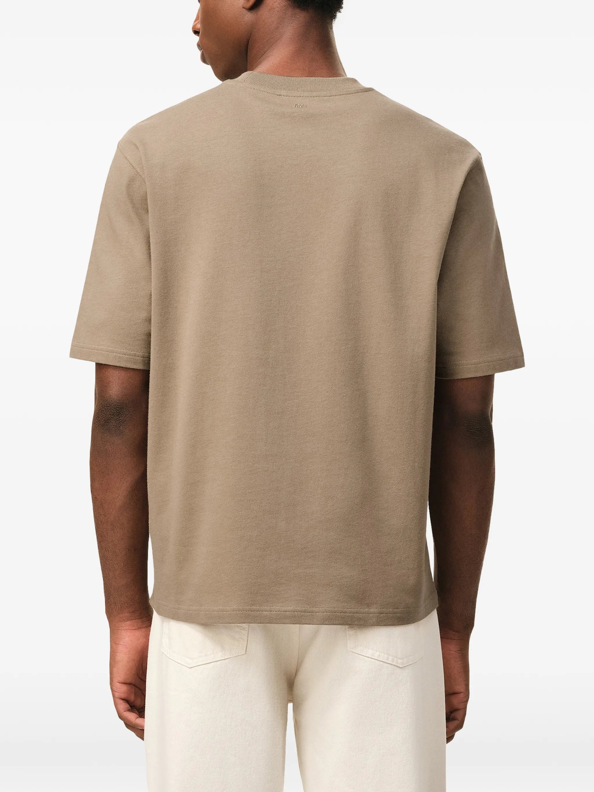 AMI - ADC Embossed Tshirt Beige Taupe – Anrosa Store