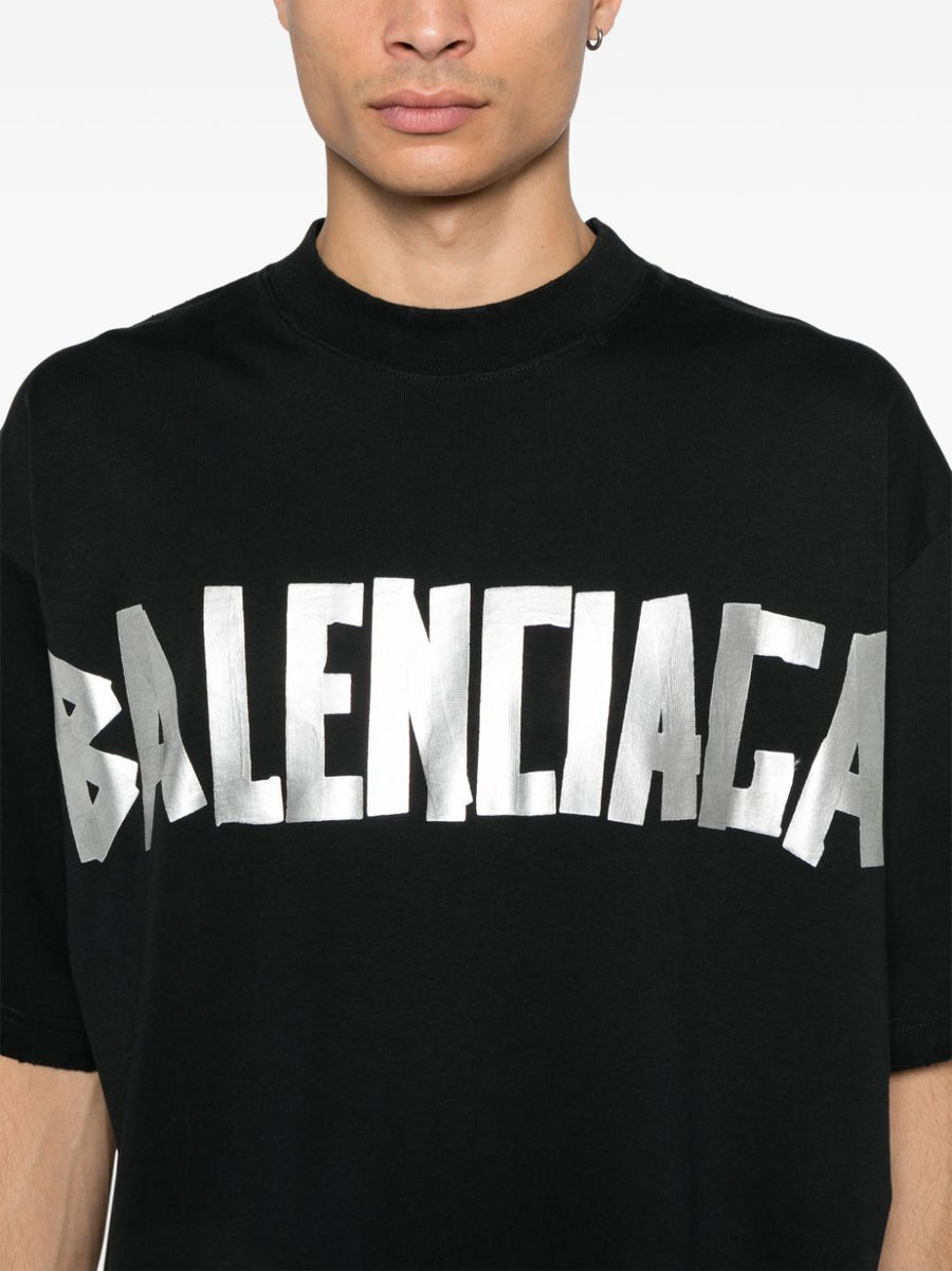 BALENCIAGA - New Tape Type T-shirt Medium Fit Black