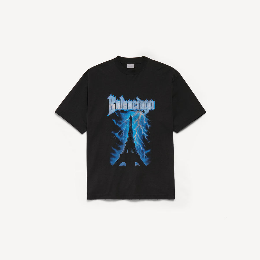 BALENCIAGA - Oversized Tshirt S3 Metal Merch Black – Anrosa Store