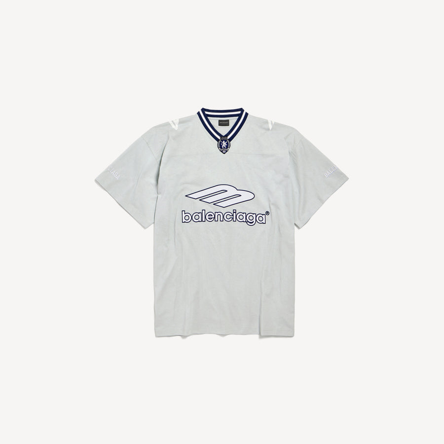 BALENCIAGA - V Neck Oversized Tshirt American Grey – Anrosa Store