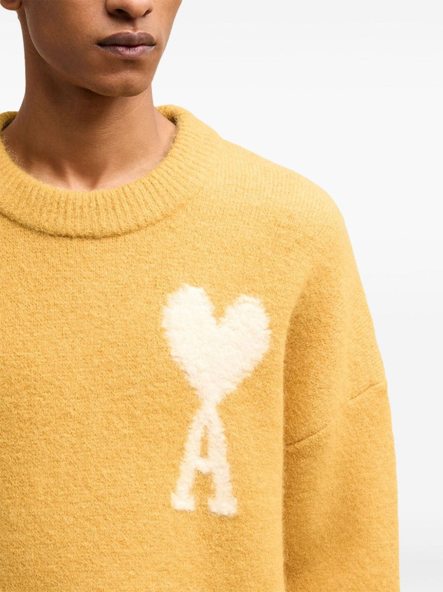 AMI - ADC Crewneck Sweater Mustard