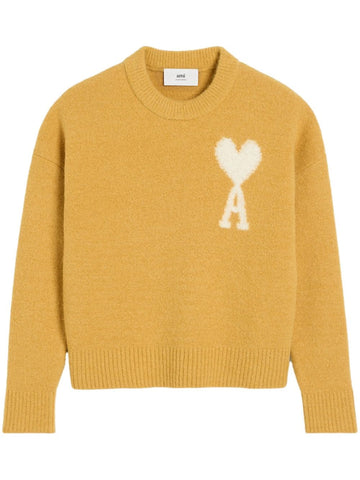 AMI - ADC Crewneck Sweater Mustard