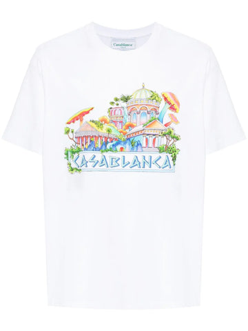 CASABLANCA - Road To Knowledge T-Shirt White