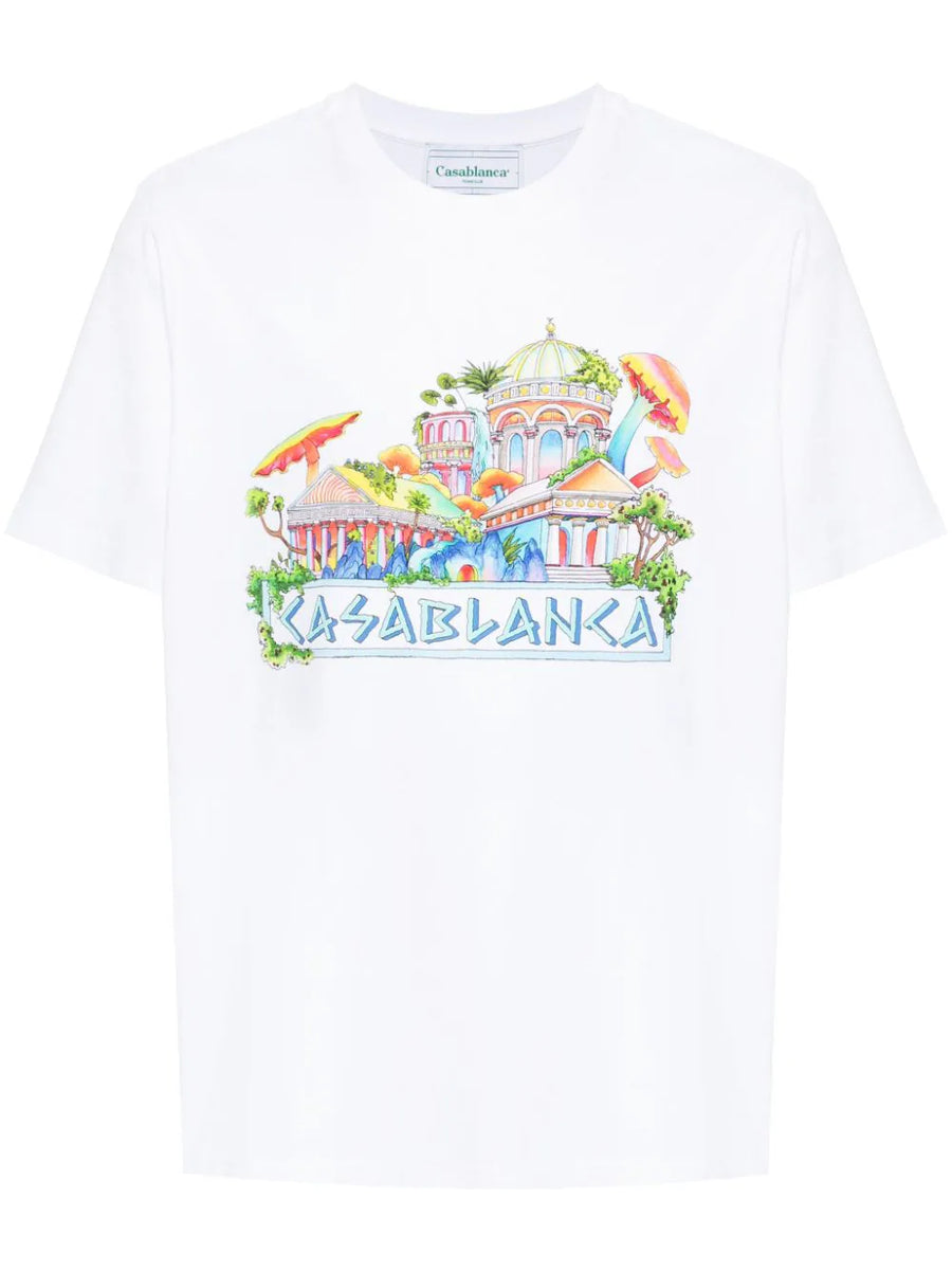 CASABLANCA - Road To Knowledge T-Shirt White