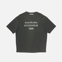 ACNE STUDIOS - Logo T-shirt Relaxed Fit Faded Black – Anrosa Store